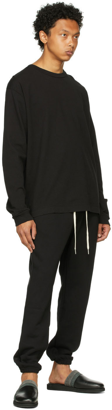 John Elliott Printed Cotton-jersey T-shirt In Black
