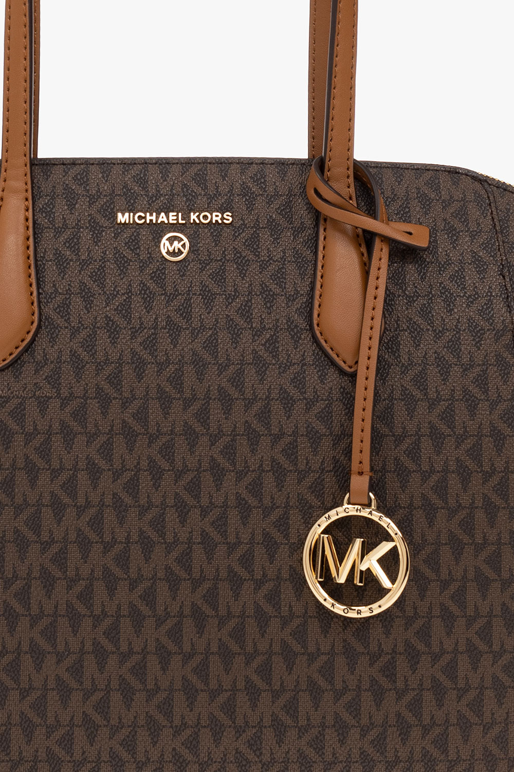 Shop Michael Michael Kors Marilyn Medium Tote Bag In Brown