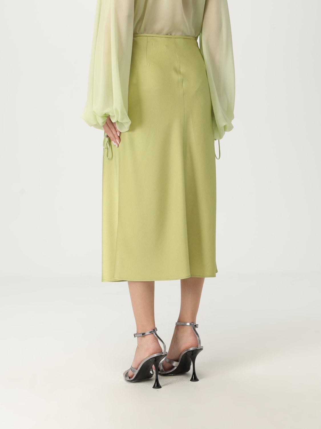 Blumarine High Waist Skirt In Yellow