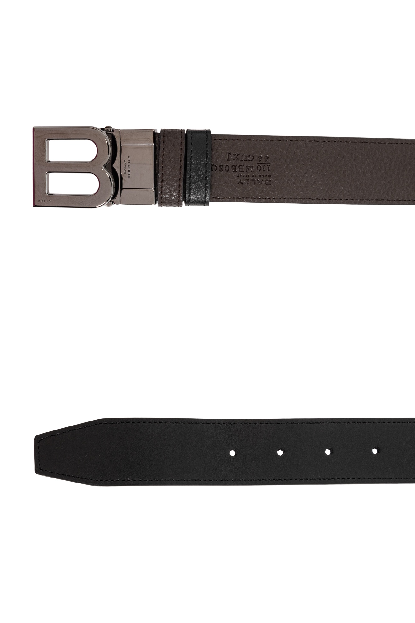 Bally Logo-buckle Belt In Black