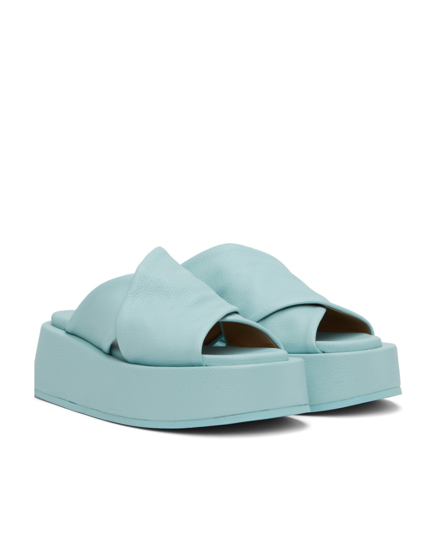 Marsèll Chunky Platform Slip-on Sandals In Blue