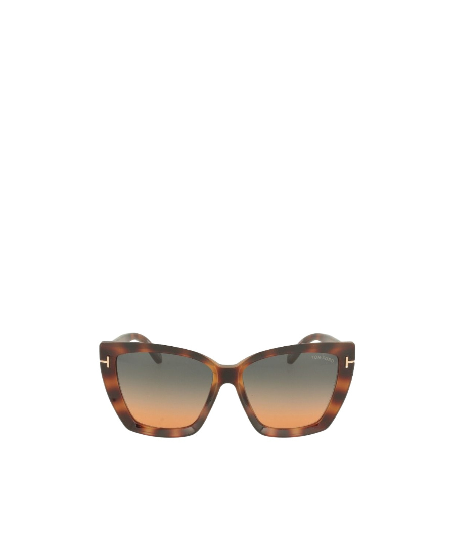 Tom Ford Eyewear Scarlet Oversized Frame Sunglasses In Gray