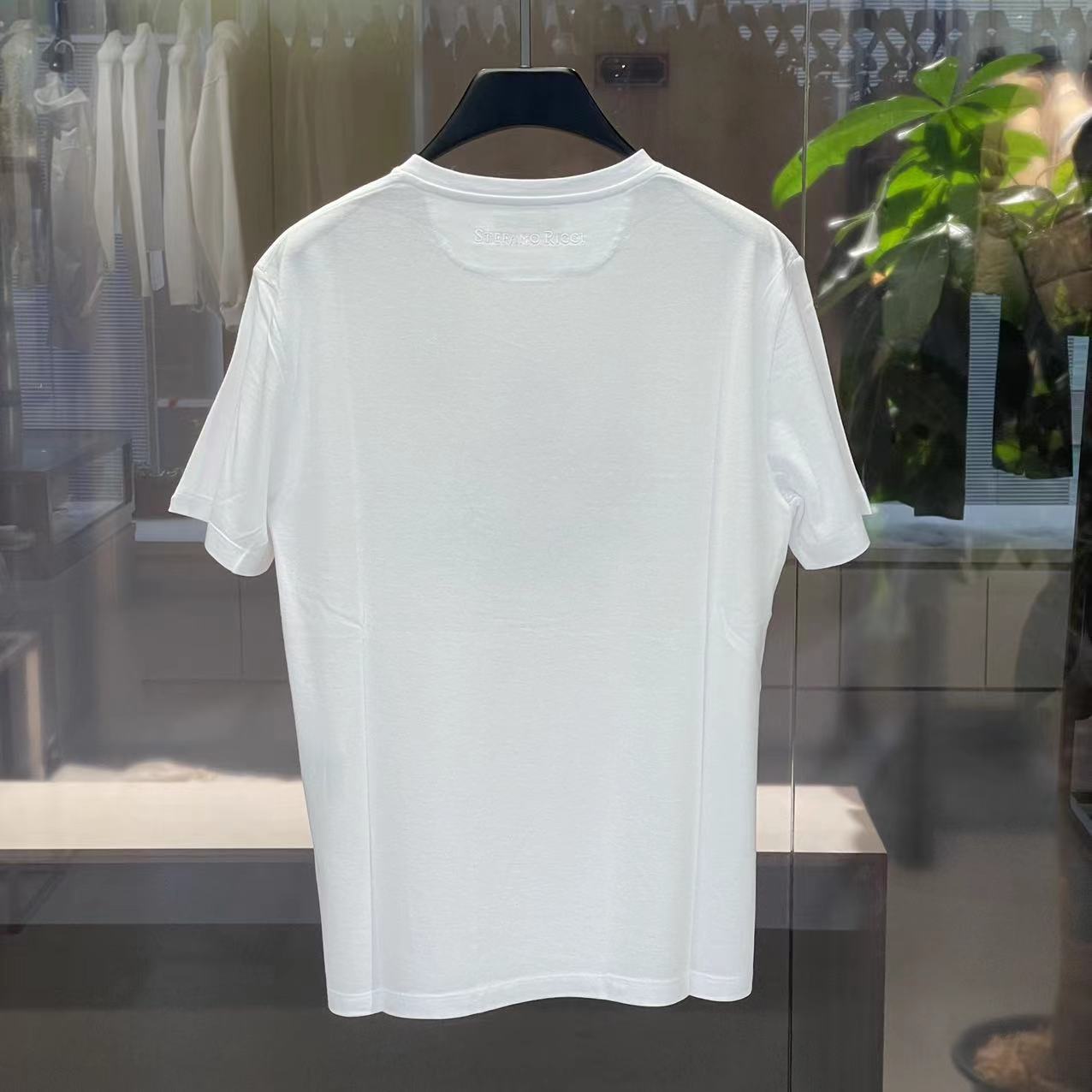 Stefano Ricci Logo T-shirt In White