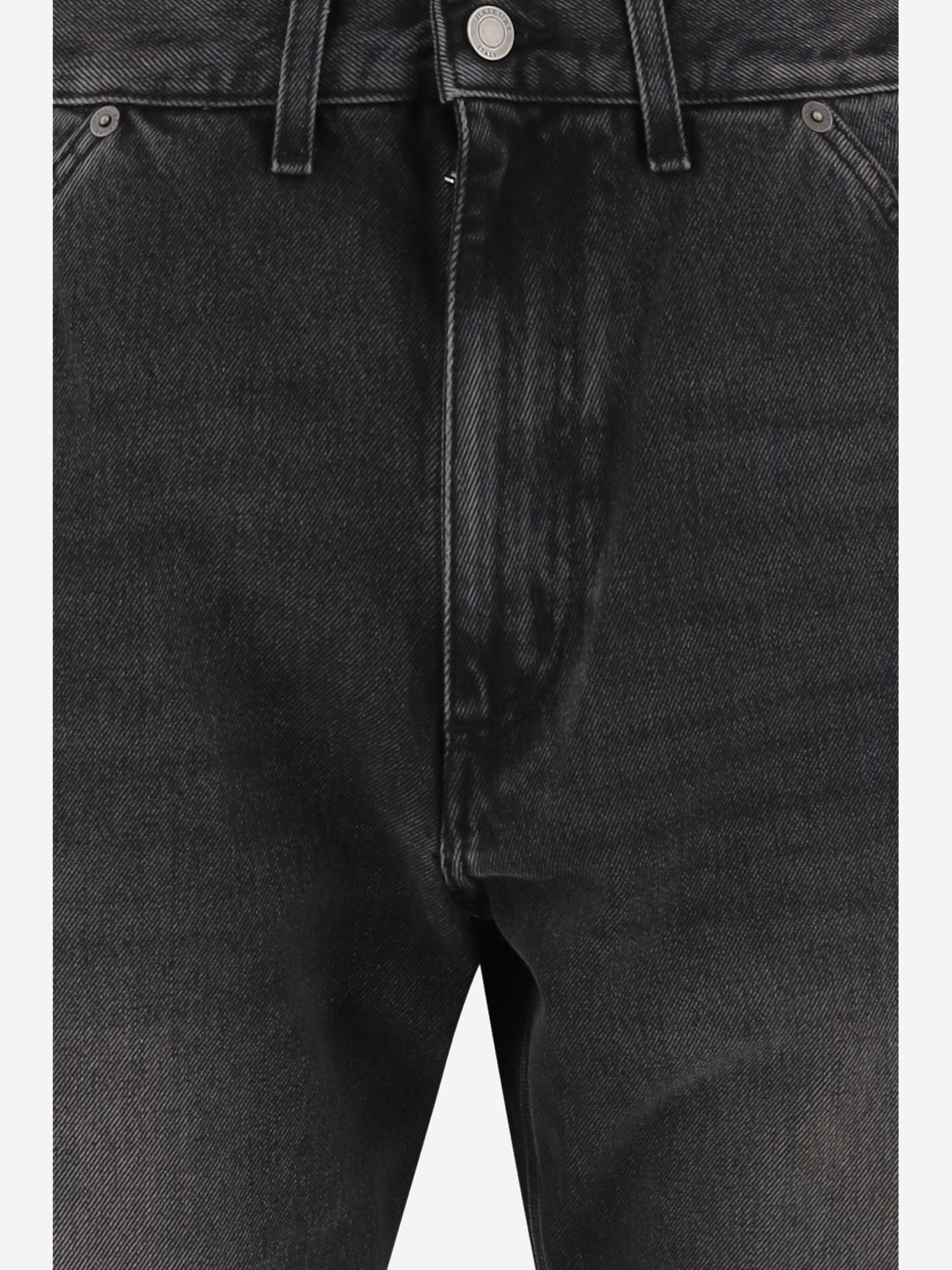 Haikure Patch-pocket Trousers In Gray