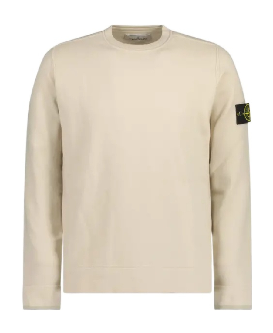 Stone Island 508a3 Maglia In Lana In White