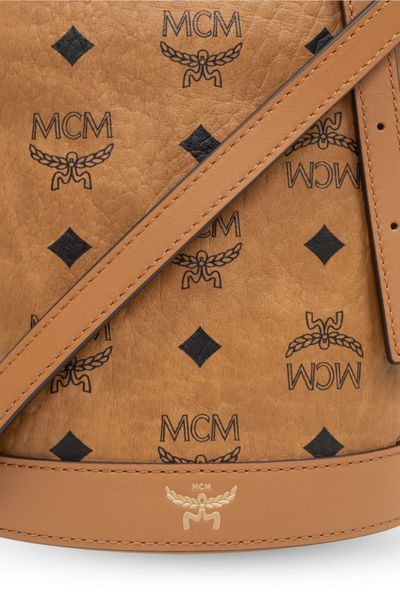 Mcm Aren Tote Bag In Brown