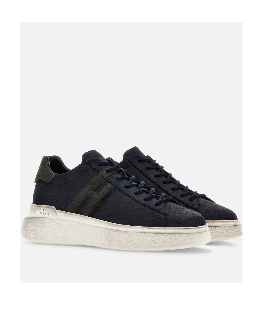 Hogan H580 Low-top Sneakers In Black
