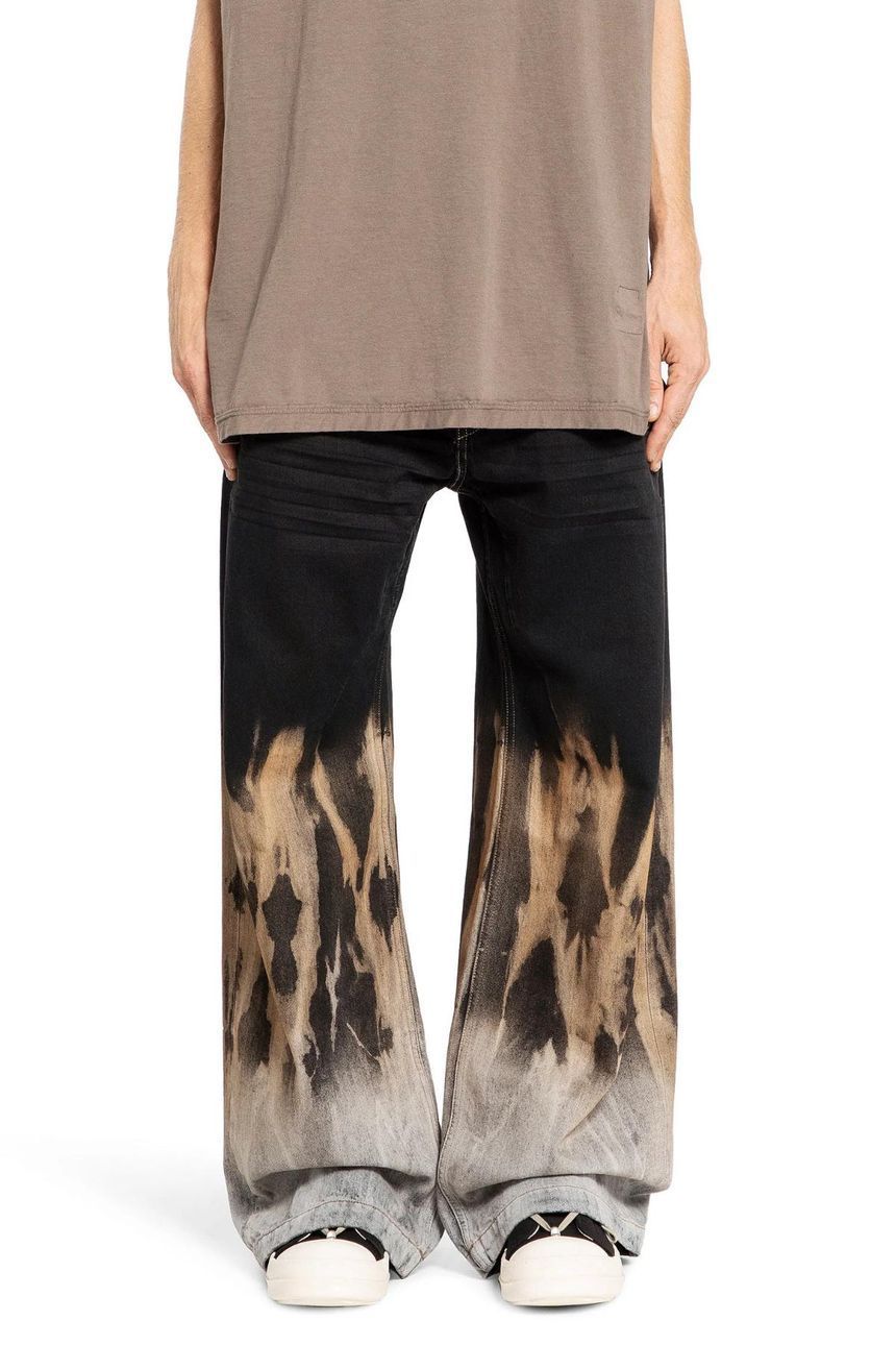 Rick Owens Drkshdw Black Porterville Double Jumbo Belas Cargo Pants In Black