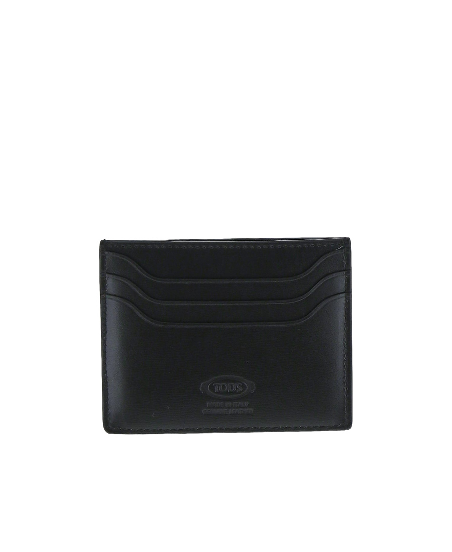 TOD'S TOD'S LOGO PLAQUE CARD HOLDER
