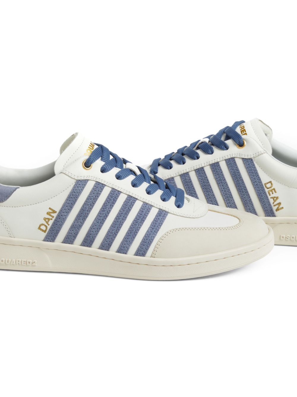 Shop Dsquared2 Boxer Sneakers In White