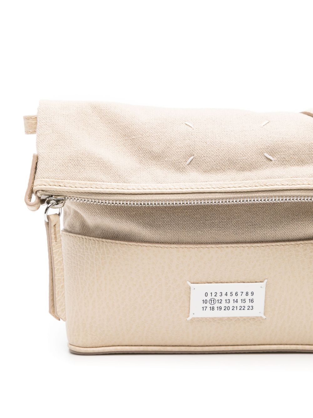 Maison Margiela 5ac Hobo Small Shoulder Bag In Neutral