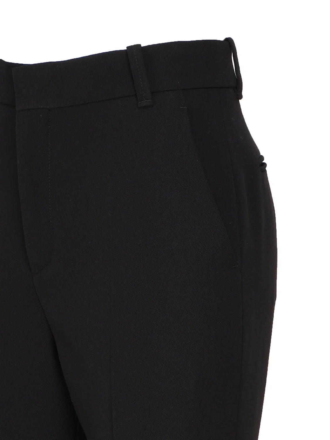 Chloé Nine-point Casual Pants In Black