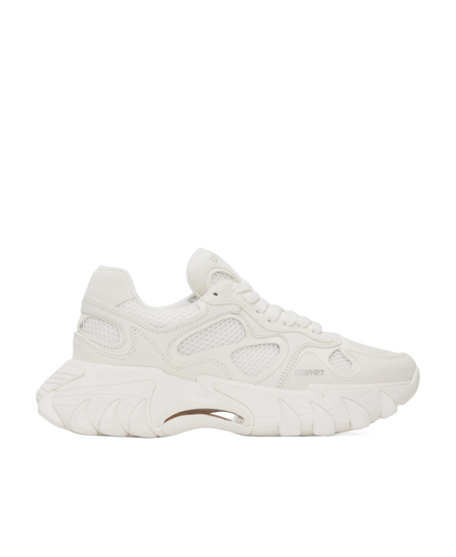 Balmain White B-east Sneakers In White