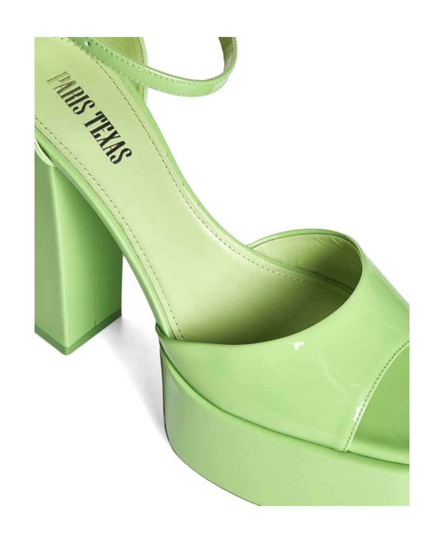 Shop Paris Texas Tatiana 105mm Platform Sandals In Green