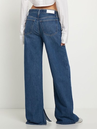 Re/done Five-pocket Jeans In Blue