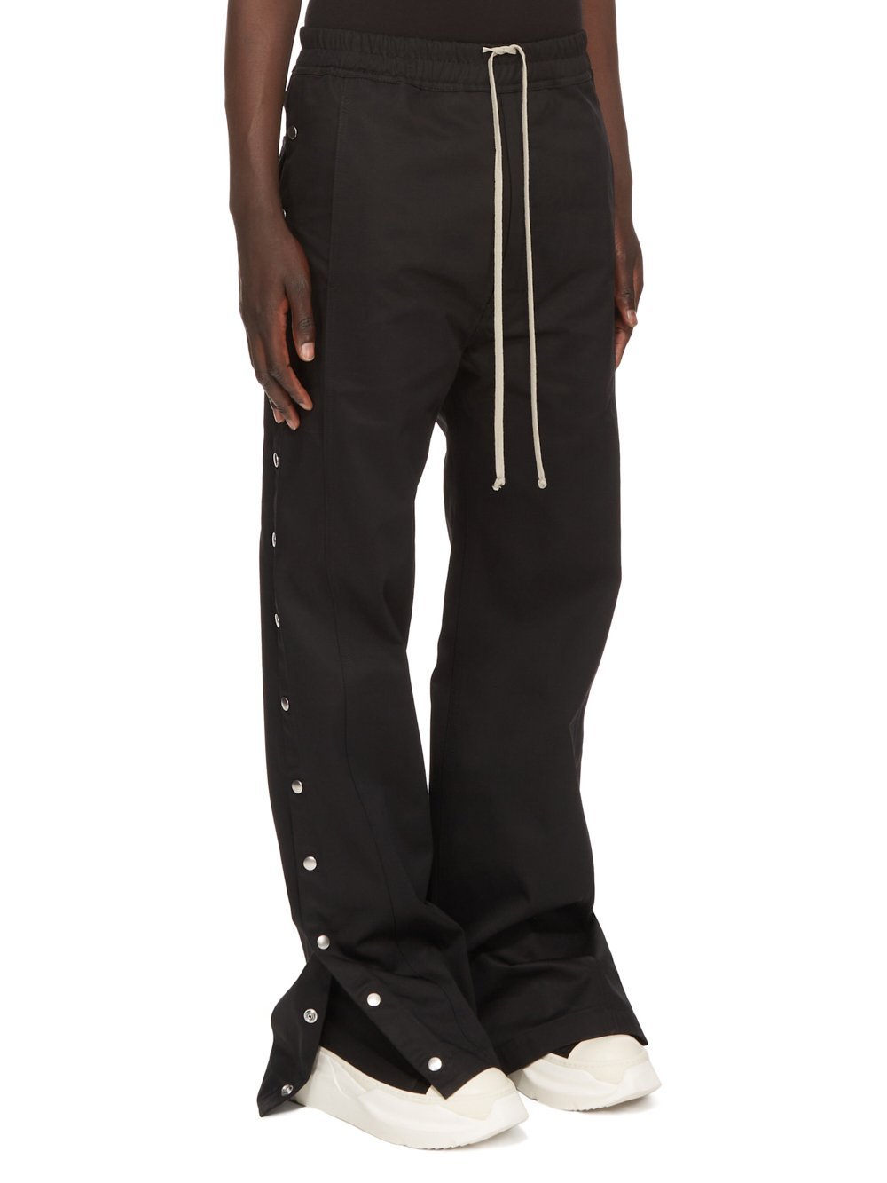 Rick Owens Drkshdw Luxor Pusher Wide-leg Trousers In Black
