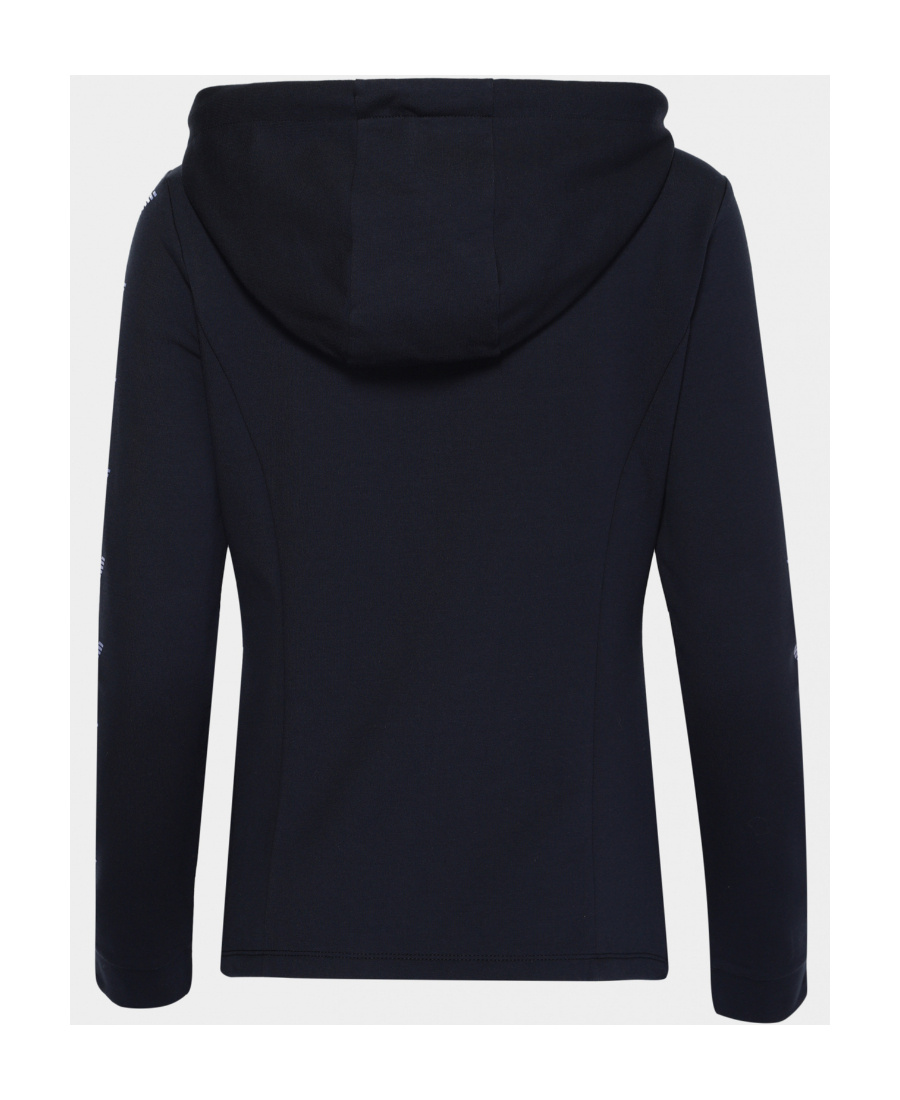 Ea7 Logo And Hat Casual Jacket In Black