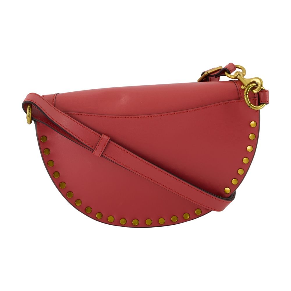 Isabel Marant Rivet Shoulder Bag In Red