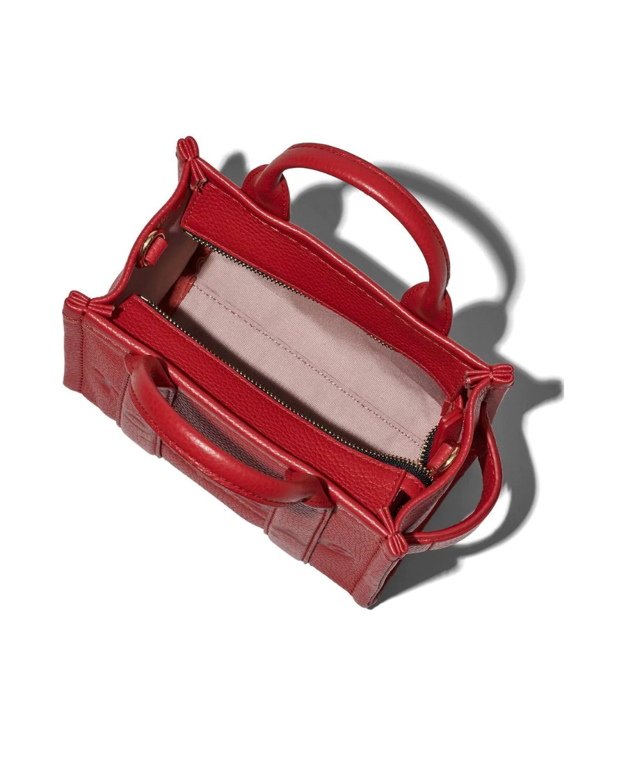 Marc Jacobs The Leather Crossbody Tote Bag In Red