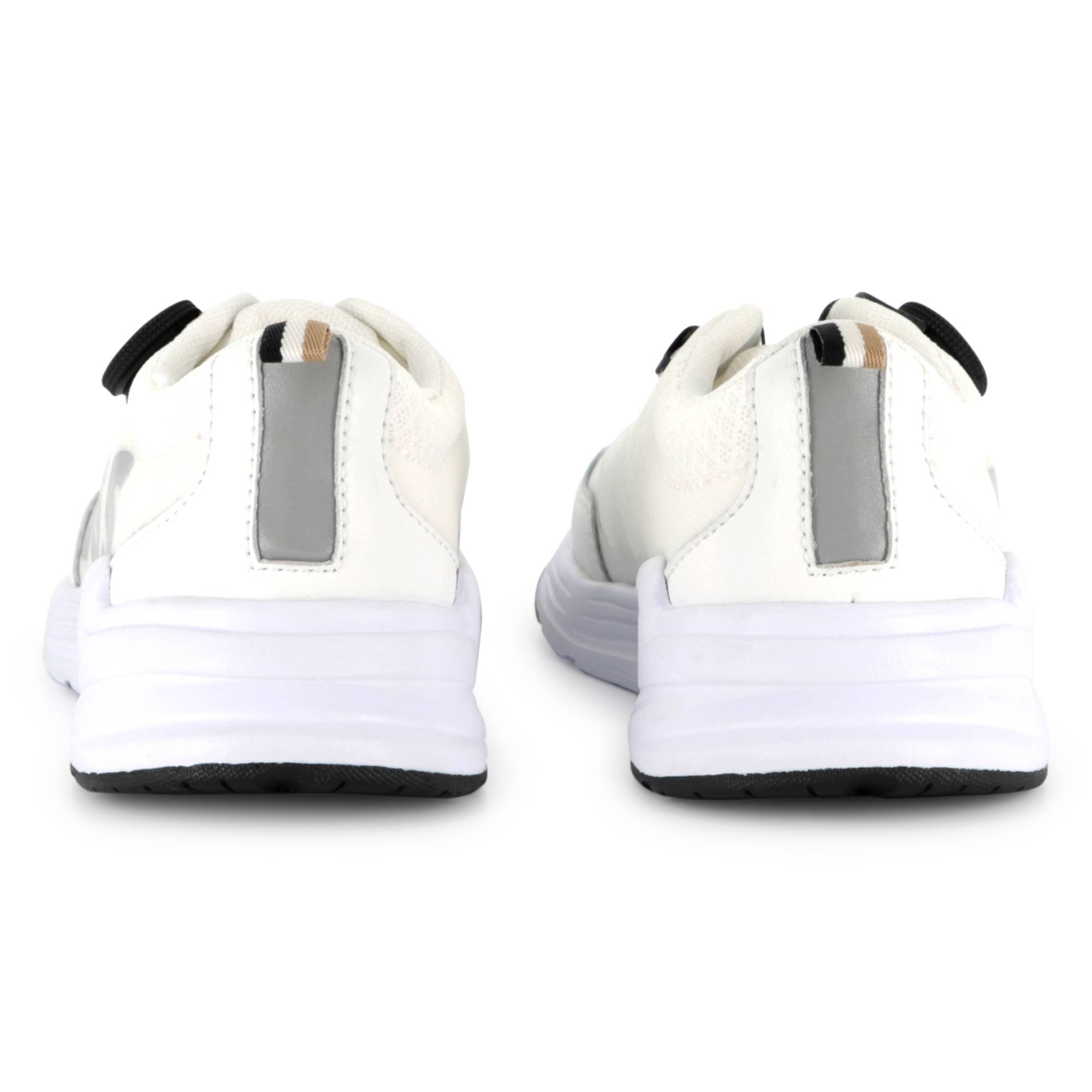 HUGO BOSS LOGO-PRINT SNEAKERS