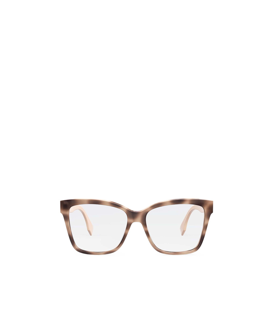 Fendi Eyewear Square Frame Glasses In White