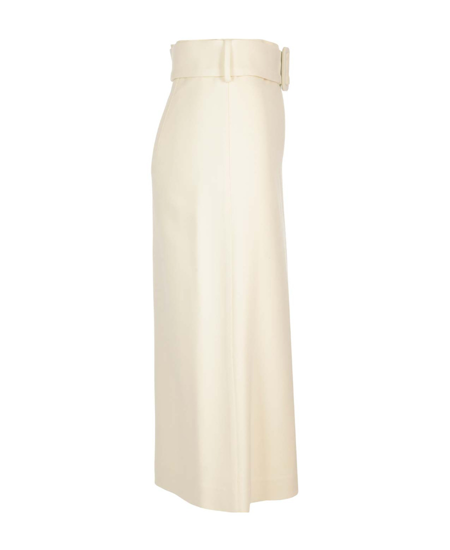 Shop P.a.r.o.s.h Logo Skirt In White