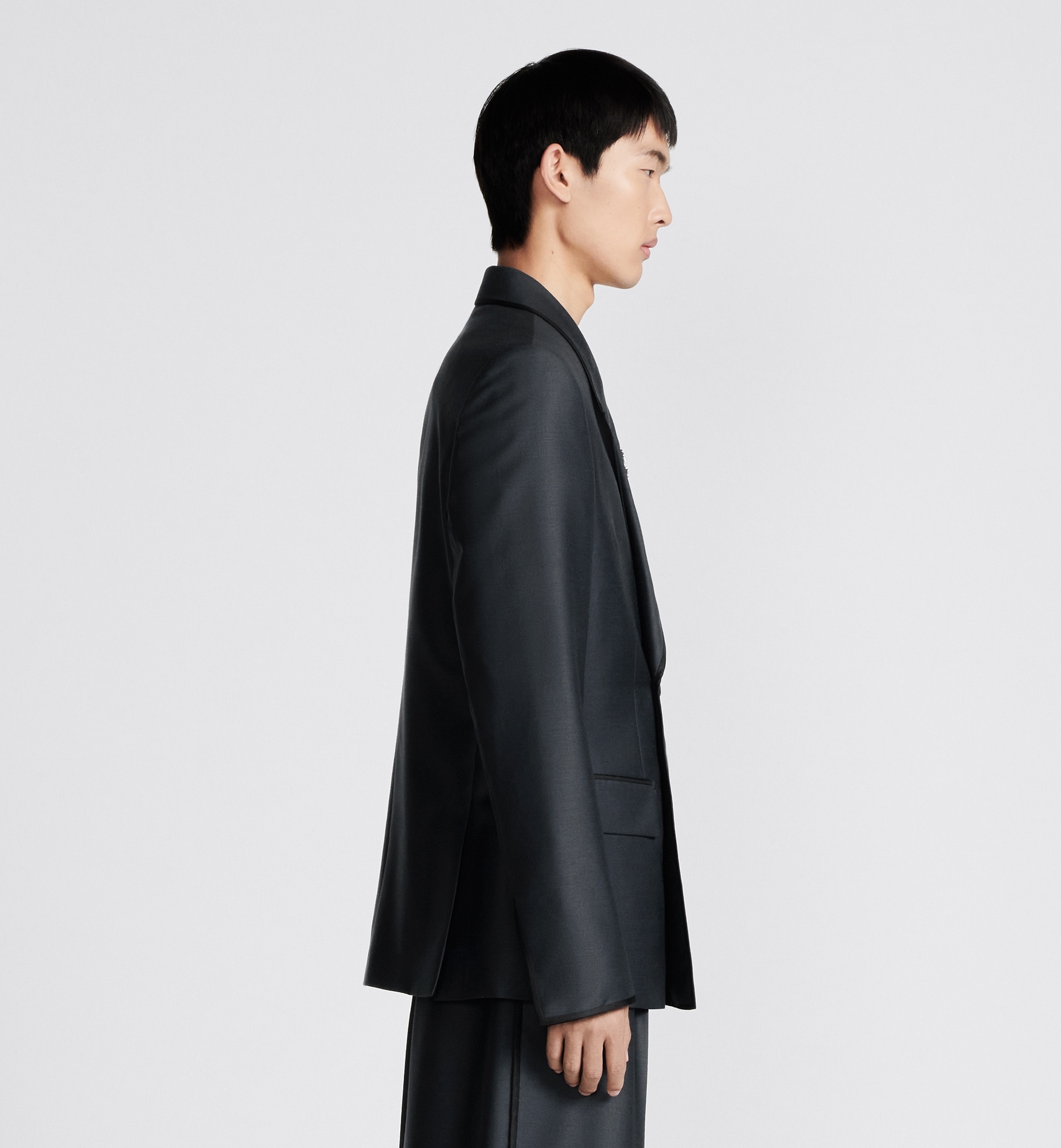 Dior Homme Oblique Tailored Jacket In Black