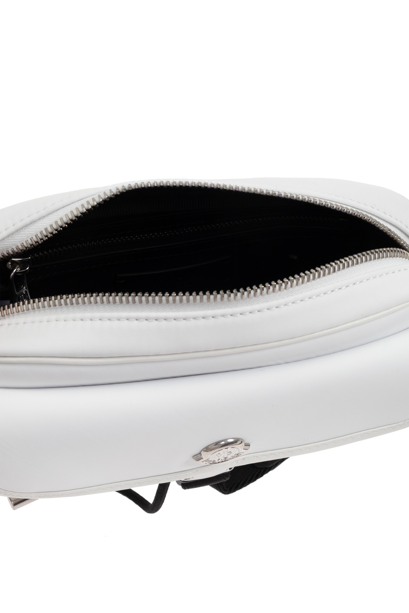Moncler New Trick Water-repellent Crossbody Bag In White
