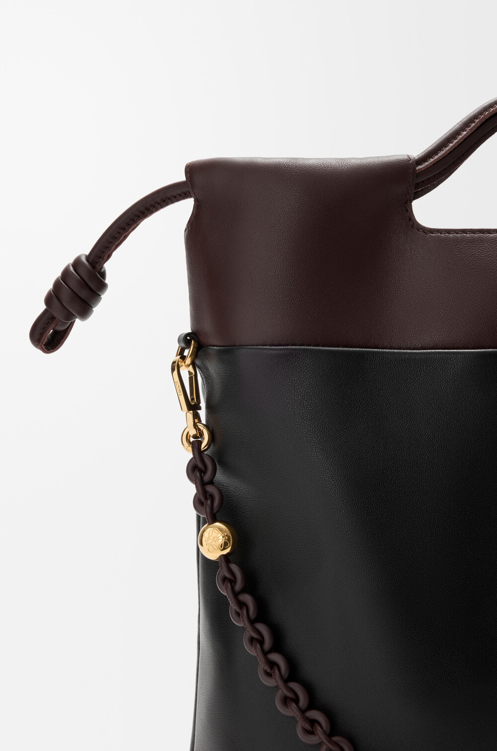 Loewe Flamenco Purse Tote In Mellow Nappa Lambskin In Black
