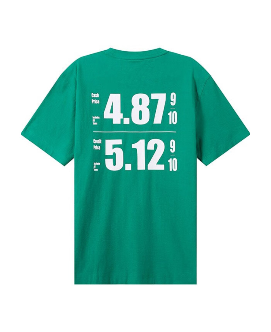 Hugo Boss Round-necked Logo T-shirt In Green