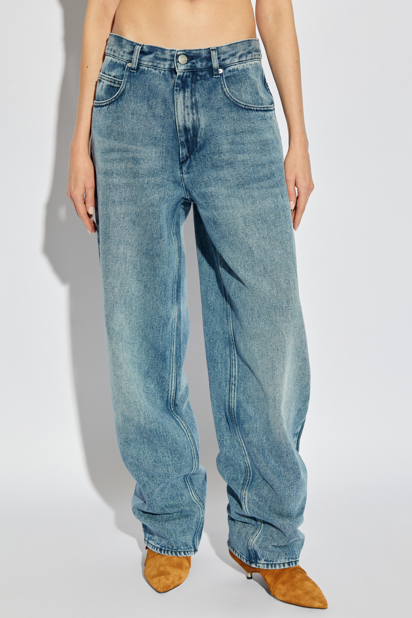 Isabel Marant Joanny Jeans In Blue