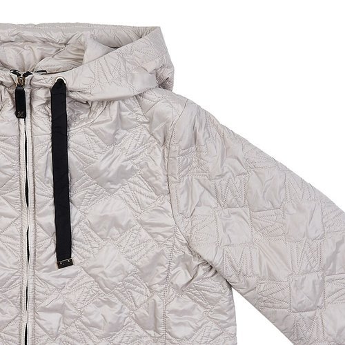 Max Mara Hooded Jacket In White