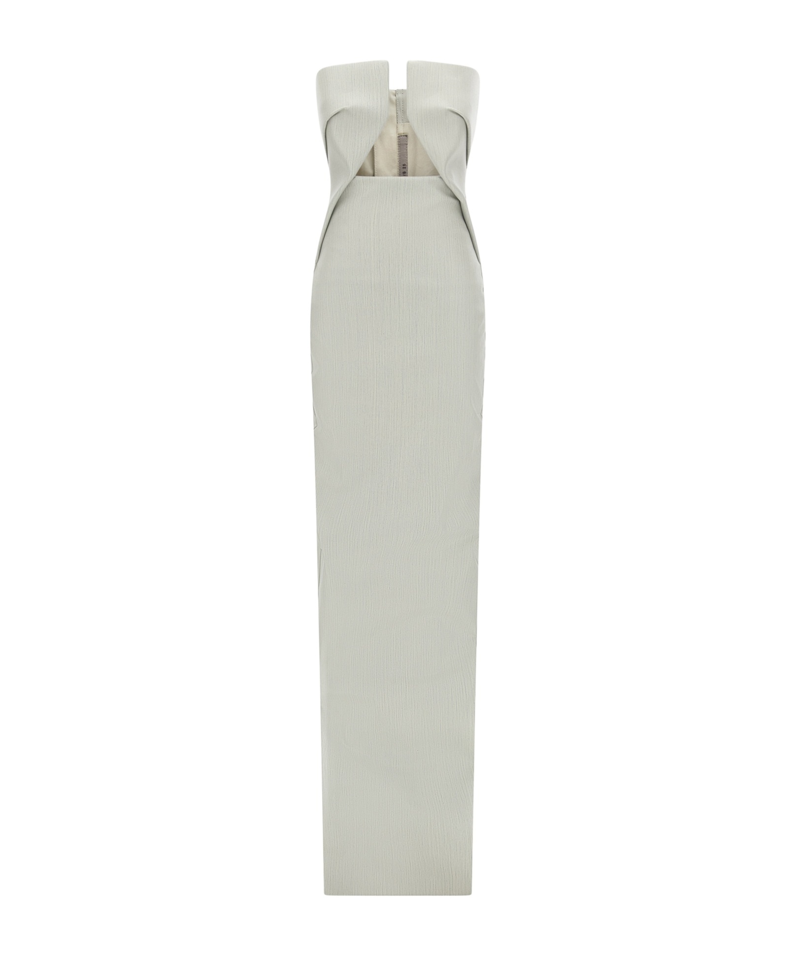 Rick Owens Prong Gown Dresses Gray In Gray