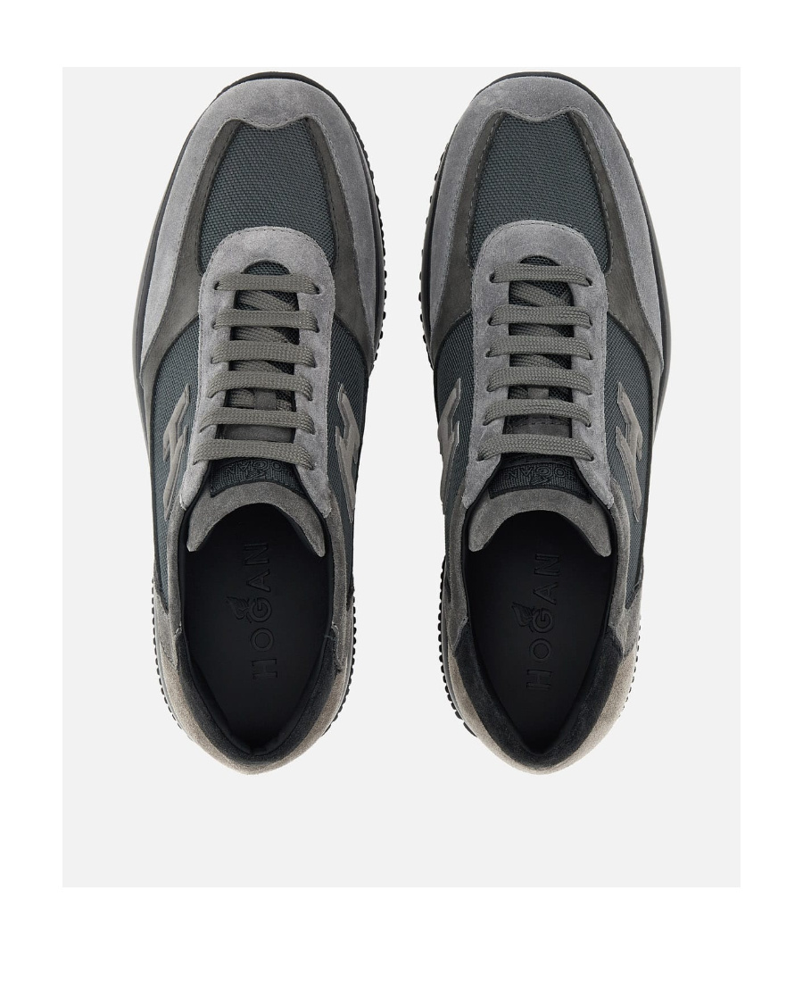 Hogan Interactive Low-top Sneakers In Black