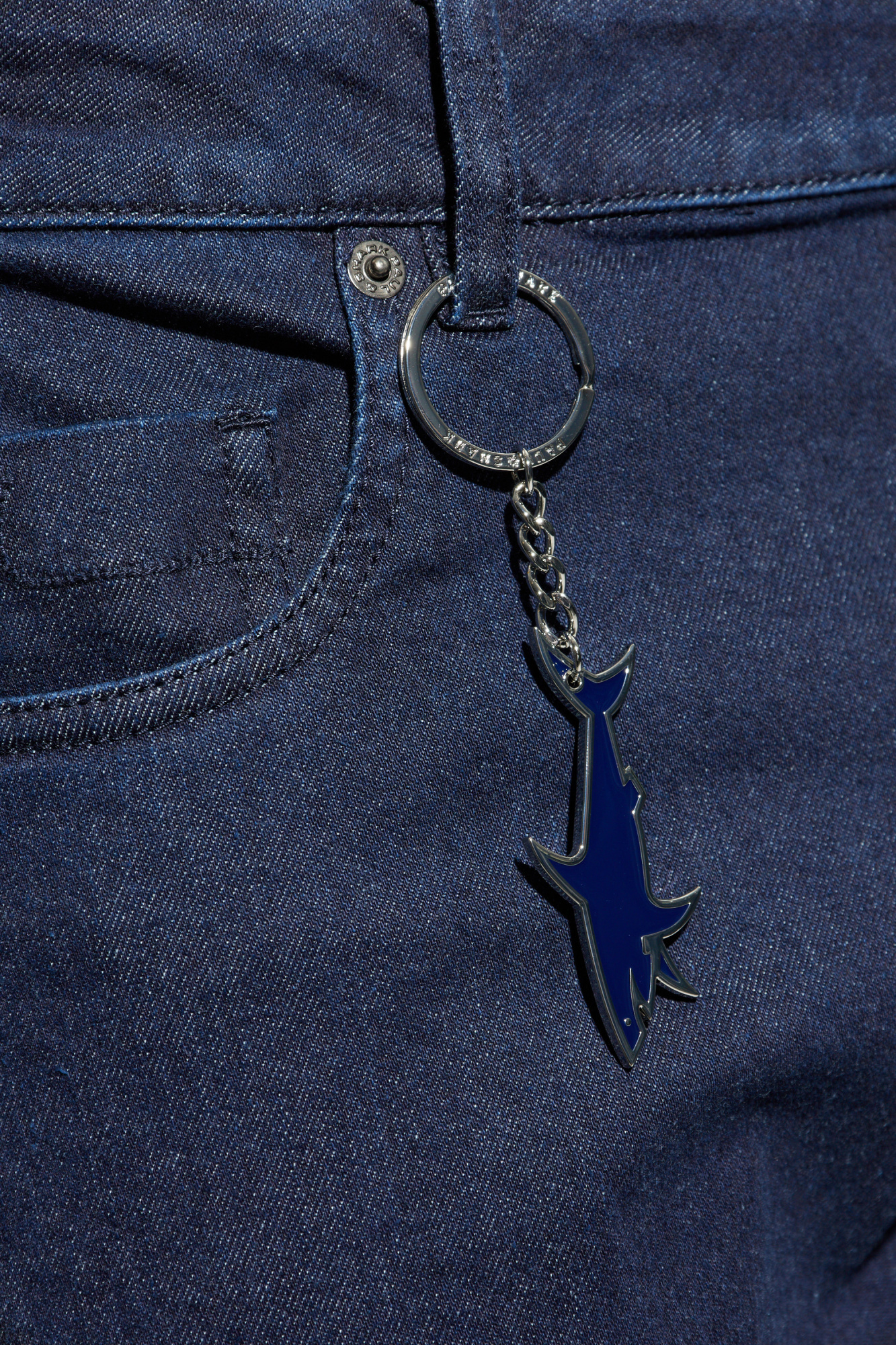 Paul & Shark Shark-keychain Jeans In Black