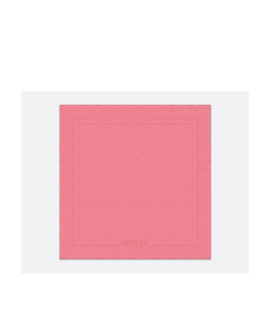 Dior D-oblique Shawl In Pink