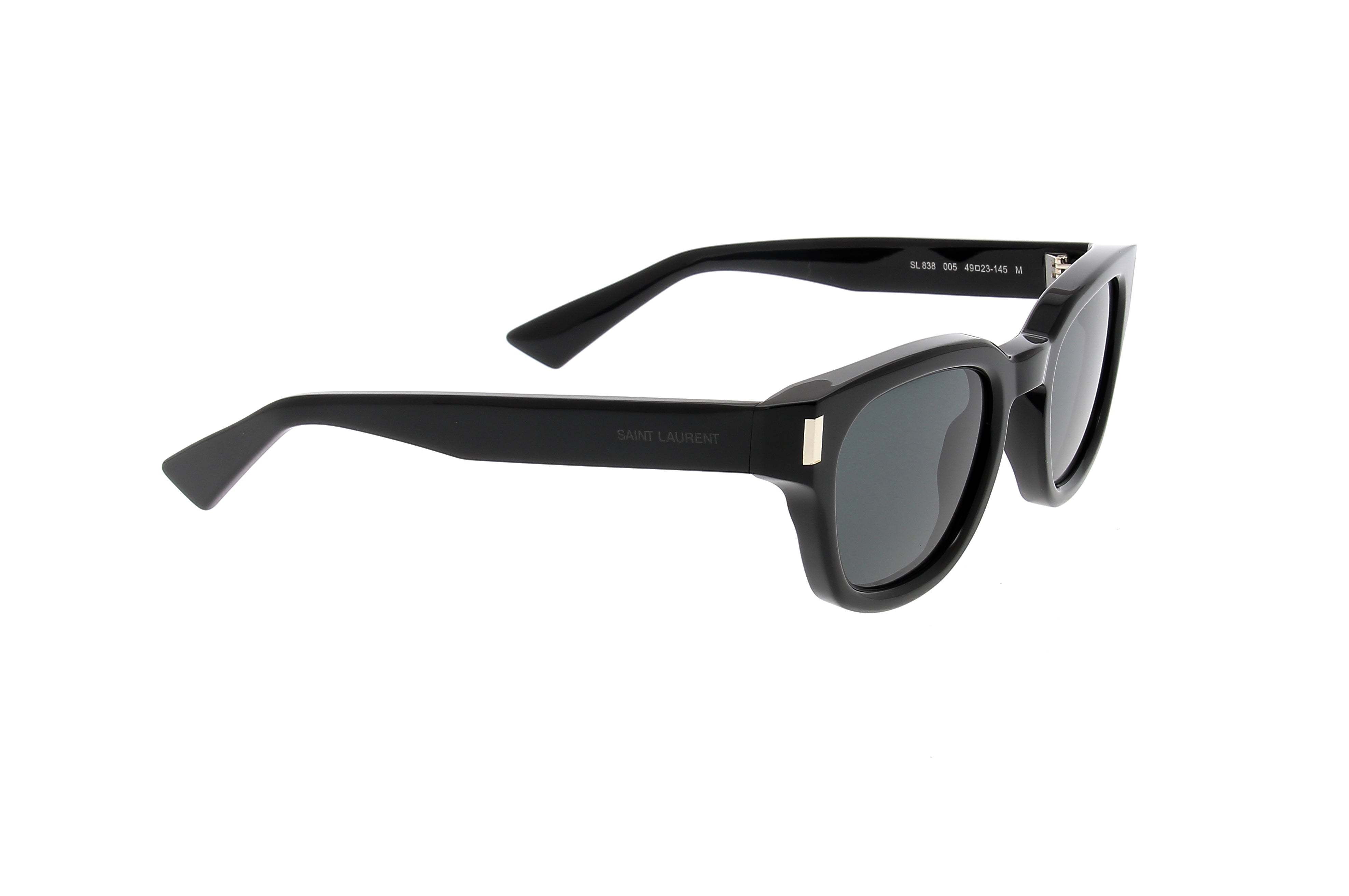 Saint Laurent Eyewear Square Frame Sunglasses In Gray