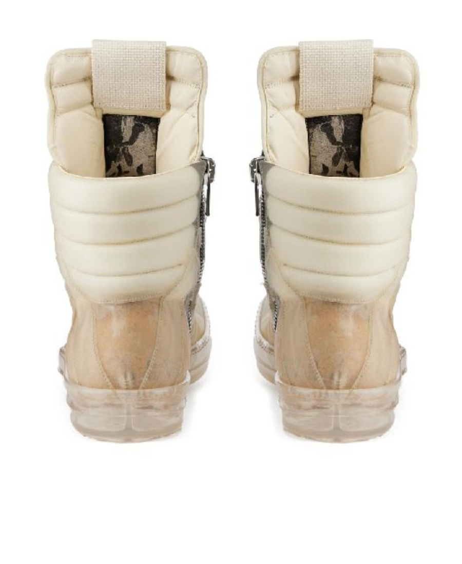 Rick Owens Geobasket High-top Sneakers In Nude