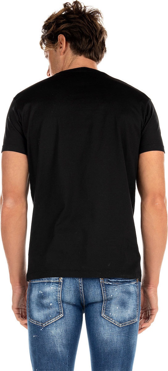 Dsquared2 Logo Printed T-shirt In Black