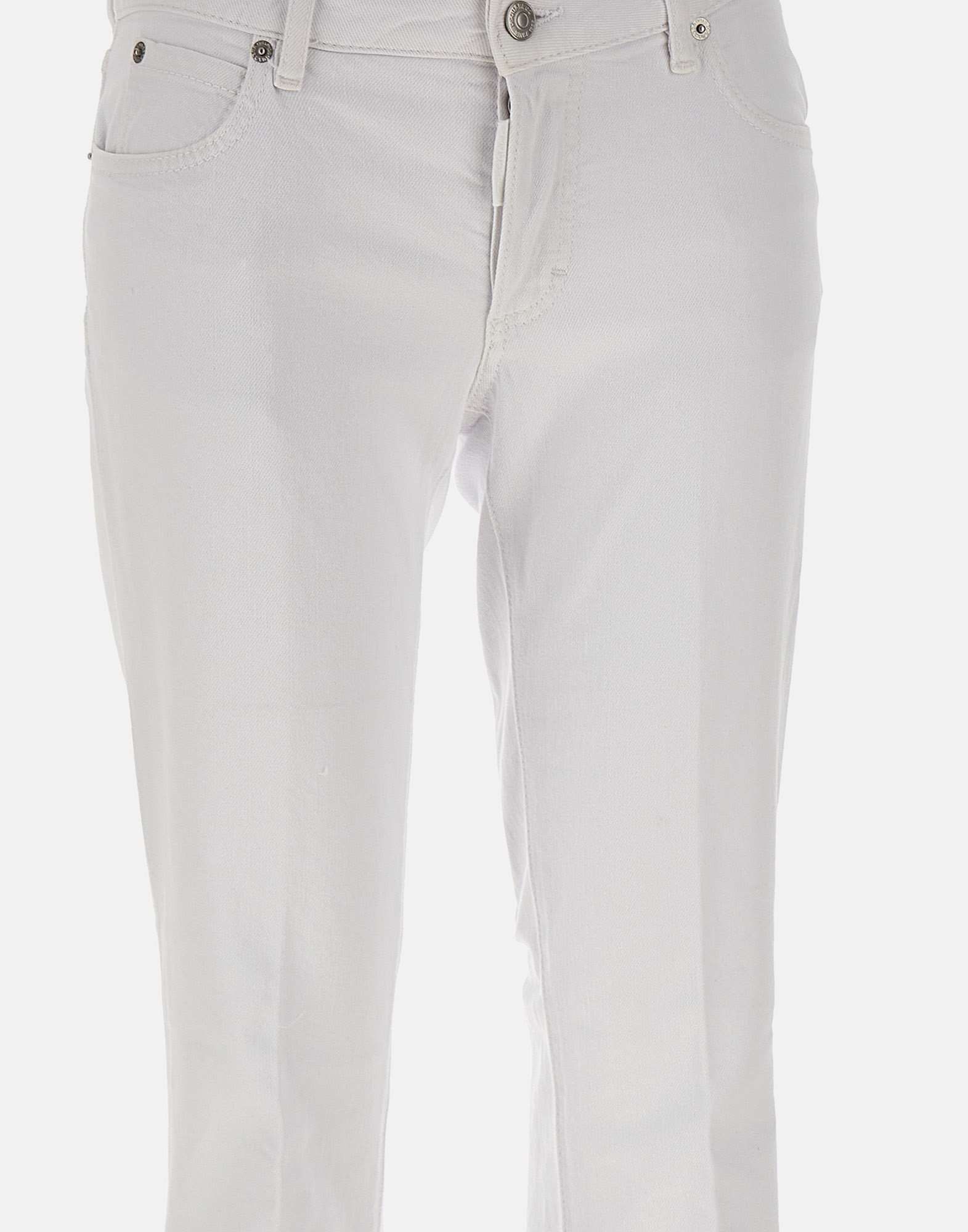 Dsquared2 Mid-rise Flared Jeans In White