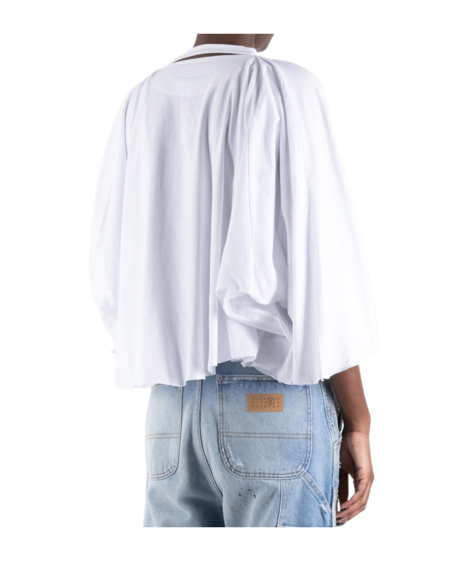 Mm6 Maison Margiela Long Sleeved Top Clothing In White