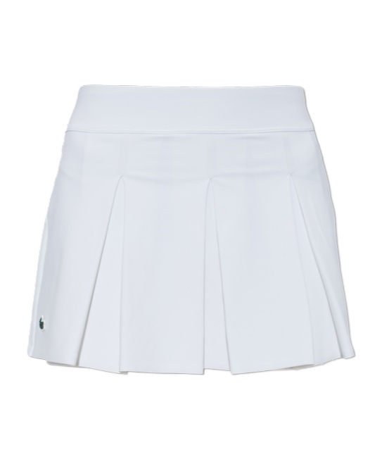 Lacoste Elastic-waist Skirt In White