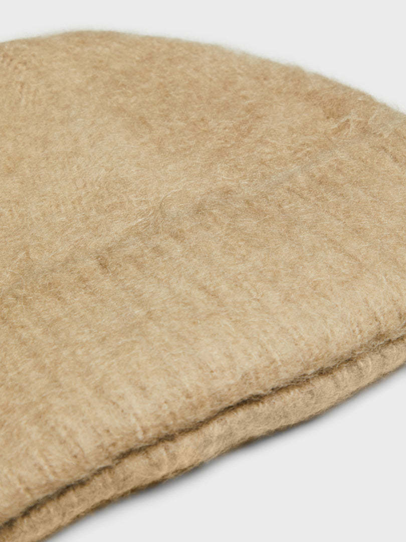 ACNE STUDIOS KNITTED WOOL-BLEND BEANIE 