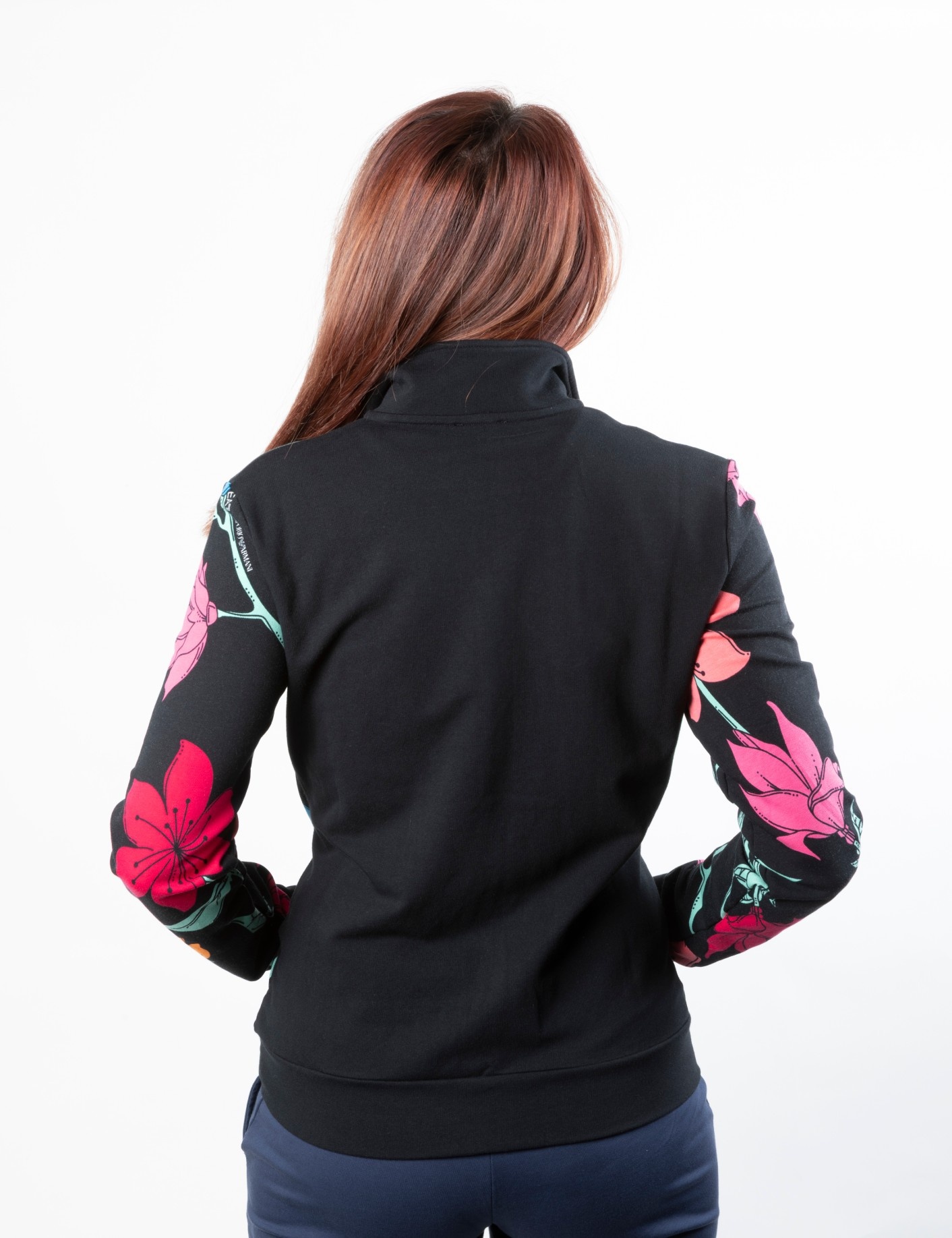 EA7 FLORAL PATTERN LEISURE JACKET 