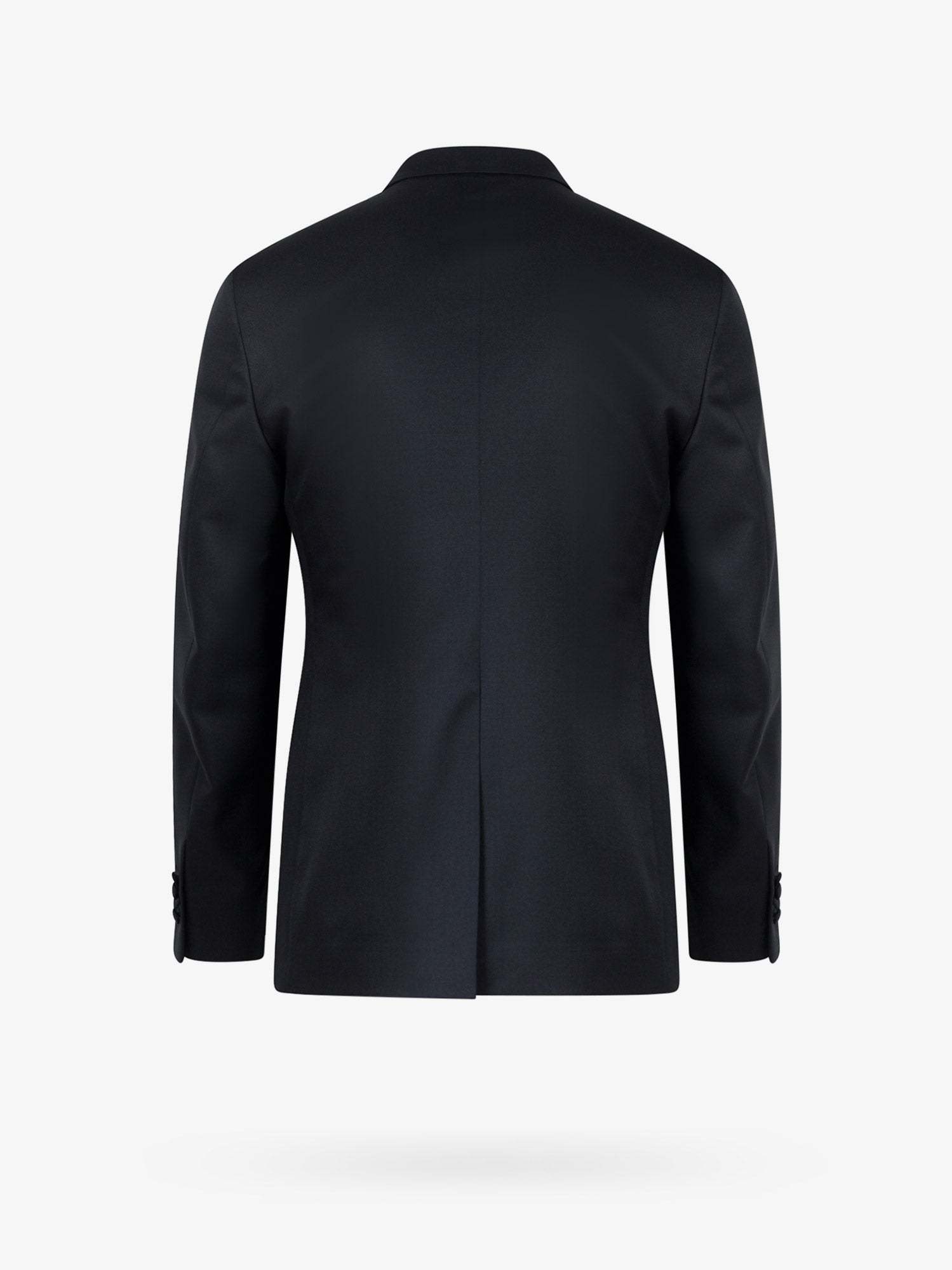 Tagliatore Virgin Wool Tuxedo With Vest In Black