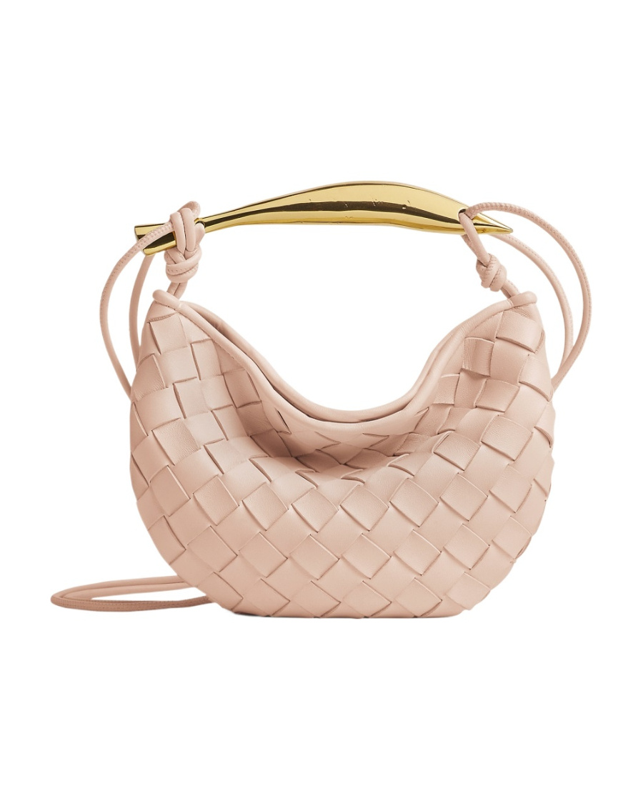 Bottega Veneta Mini Sardine Shoulder Bag In Pink