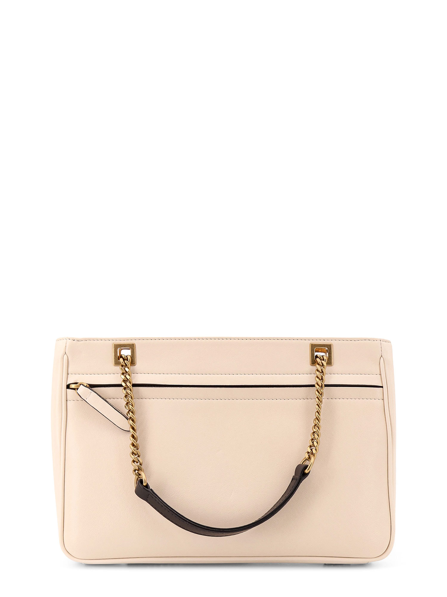 Valentino Superstar Leather Shoulder Bag With Chain Strap In Black