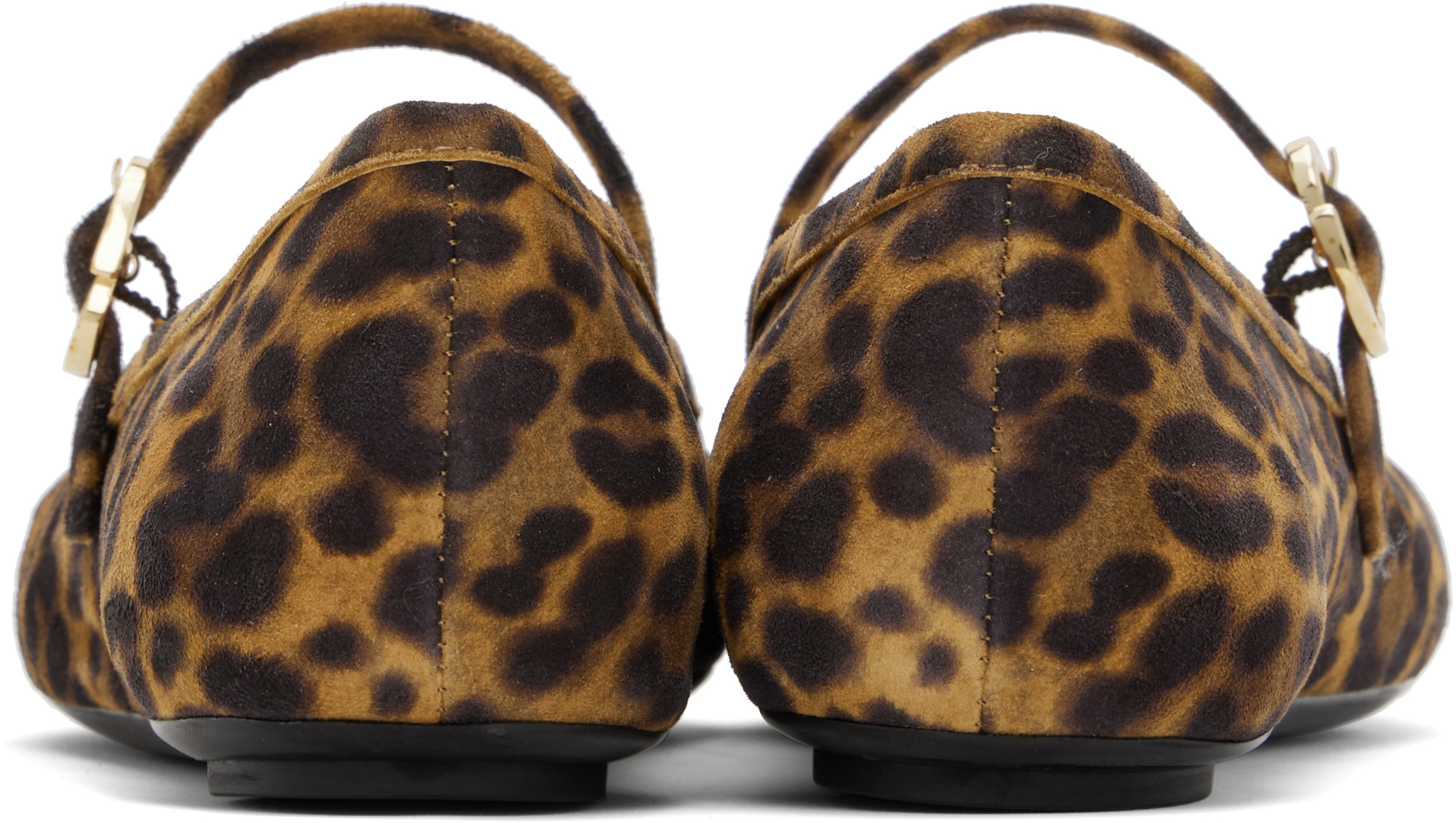 Gianvito Rossi Carla Ballet Flats In Animal Print