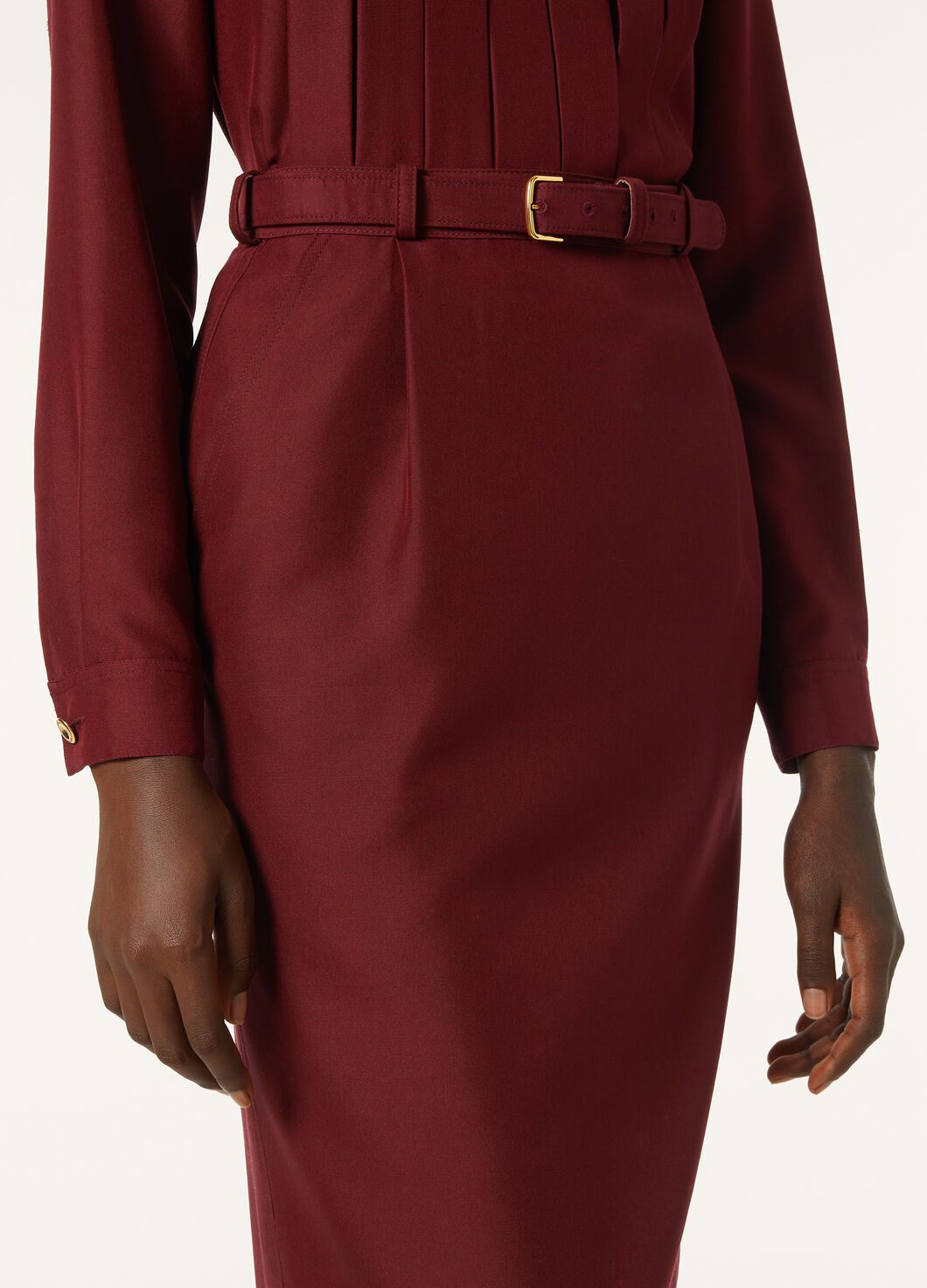 Loro Piana Emilia Women's Skirt In Dark Chestnut