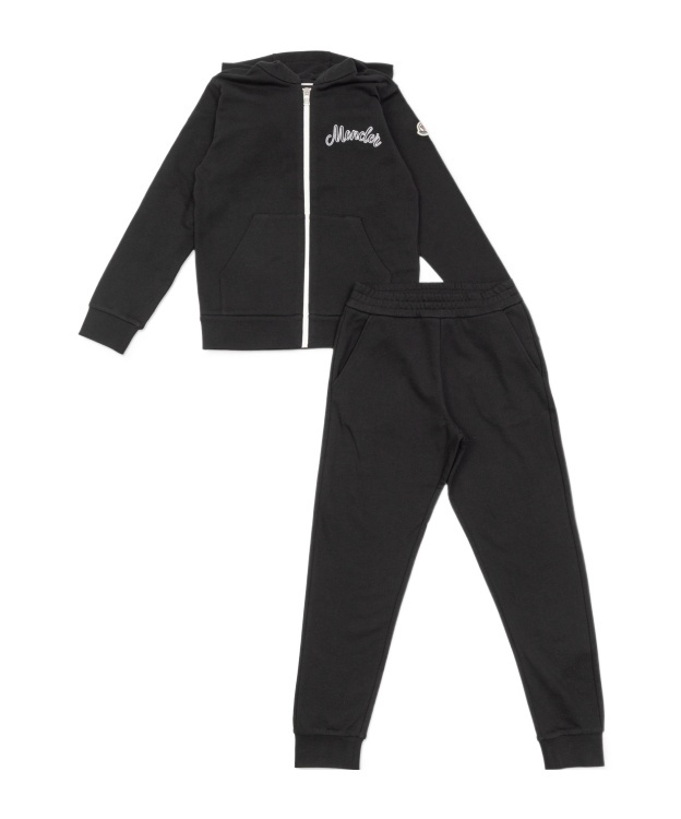 MONCLER MONCLER ENFANT LOGO PATCH SUIT